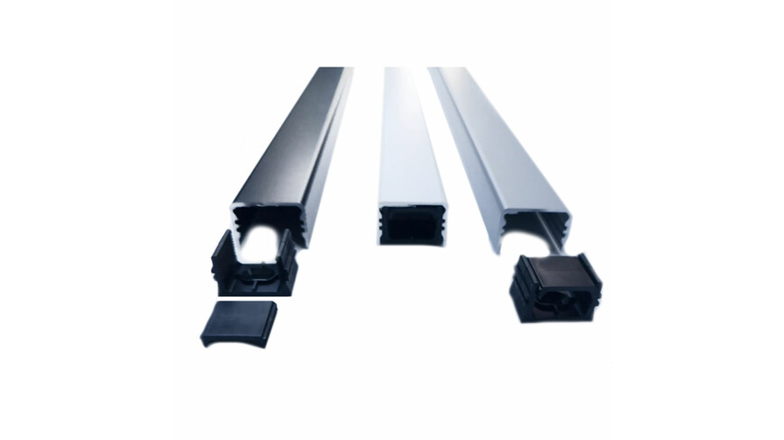 Ostali brendovi Aluminijumska kanalica 30x20x2000/kom Siva